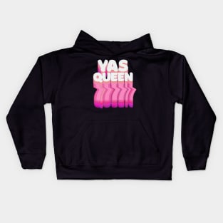 YAS QUEEN Slogan Tee / Typographic Design Kids Hoodie